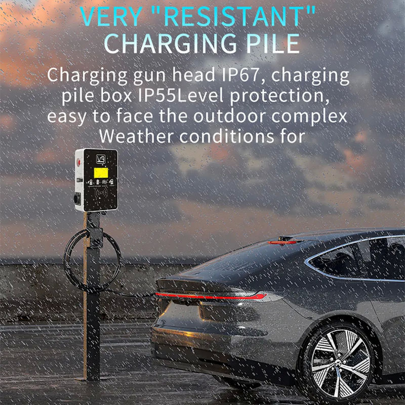 380v carregamento rápido carregador de veículos elétricos portátil tipo 2