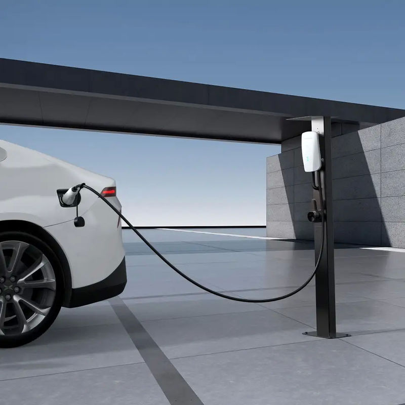 Estação de carregamento de veículos elétricos montada na parede para casa