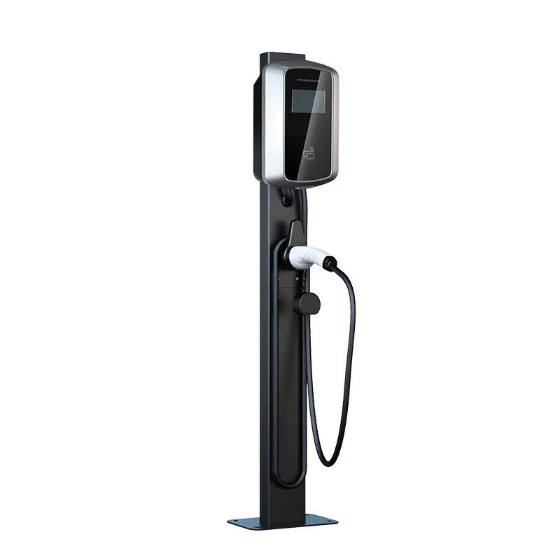 Estação de carregamento de veículos elétricos de 3 fases LCD montada na parede