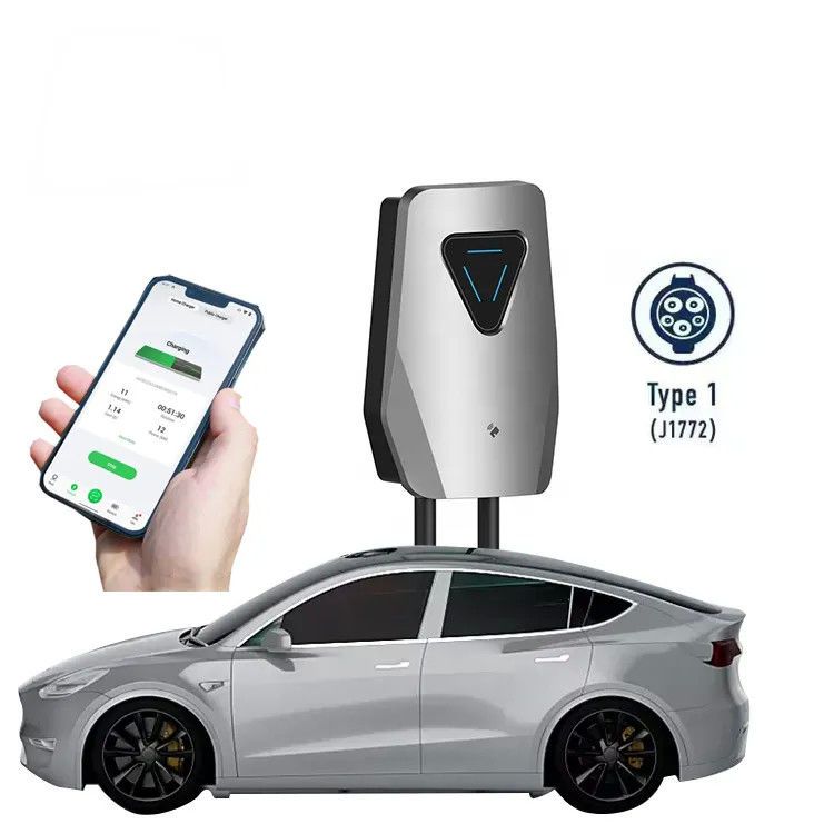 Único tipo padrão americano da arma 32A - 1 carregador da parede EV para o carregamento da casa de Tesla