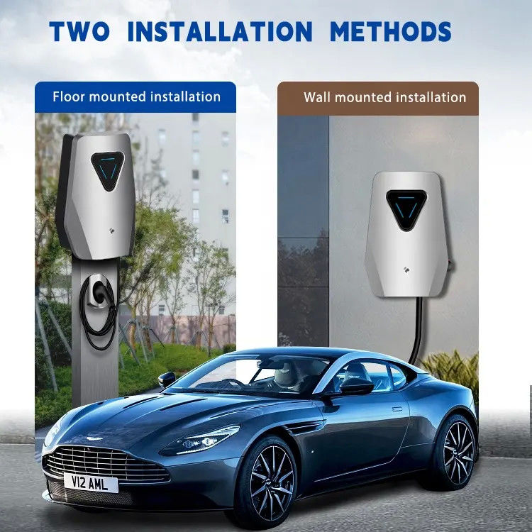 Smart Home rápido carregando 1 tipo do carregador da parede EV da fase - proteção da sobretensão 2
