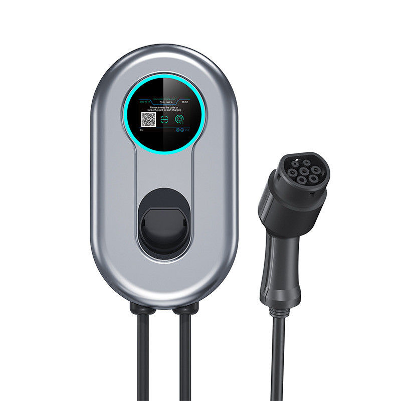 Toque no botão 7.4m cabo Tipo 1 carregador de carro elétrico montagem de parede