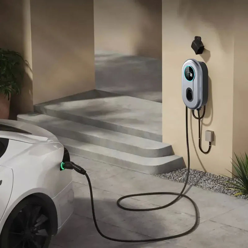 Cartão RFID 11.52kw Carregador EV de fase única Tipo 1 Protecção contra tensão