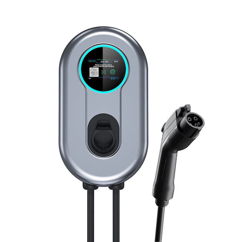 3 fases 400v Tipo 2 AC EV Carregador Wifi Carregamento Corrente ajustável