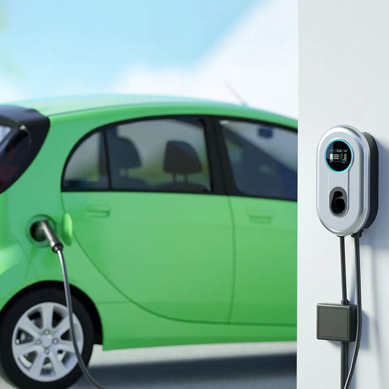 Cartão RFID de carregamento rápido de carregadores portáteis EV Tipo 2 com arma única
