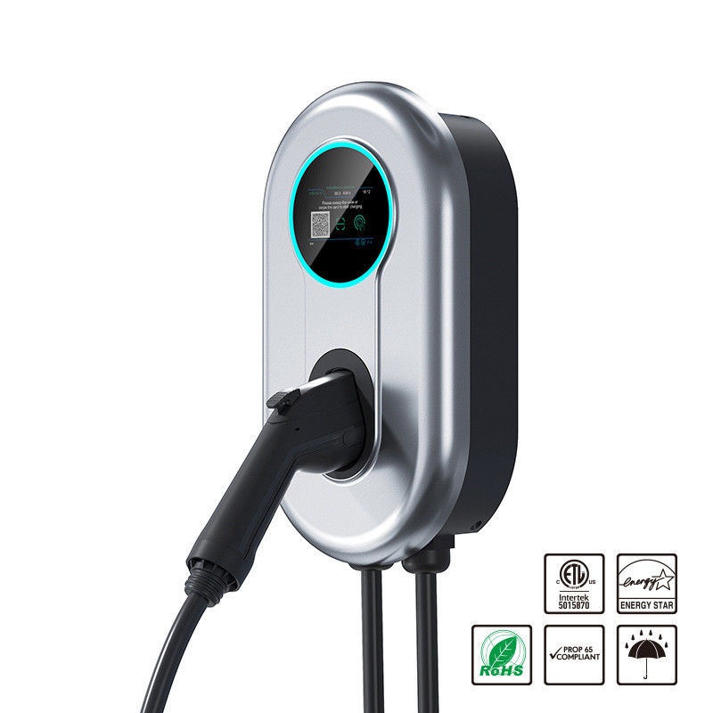 Cartão RFID de carregamento rápido de carregadores portáteis EV Tipo 2 com arma única