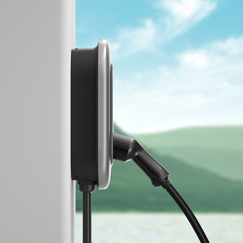 Swiping o tipo de cartão - 2 casa do carregador de EV 22kw com indicador do diodo emissor de luz