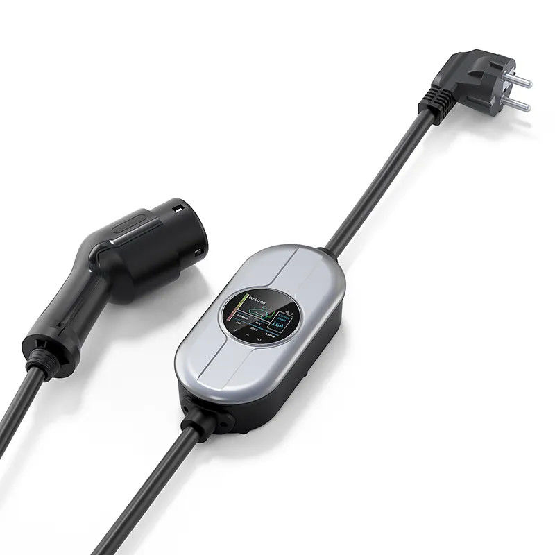 carregador portátil da estação de carregamento EV do cabo EV de 5m ou de 7.4m 1 C.A. 230V da fase