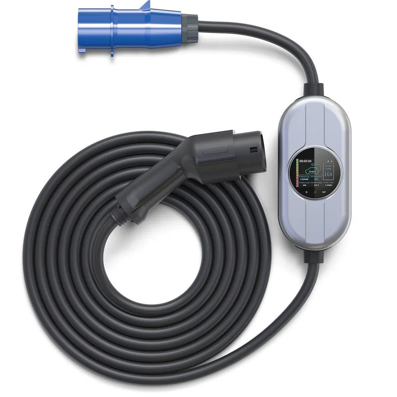 Tela táctil 50Hz ao carregador portátil da C.A. EV de 60Hz 32A para o carregamento rápido