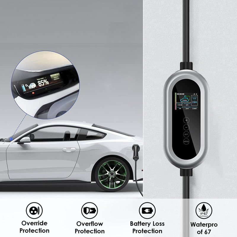 230V tipo - carregador comercial do carro elétrico de fase 2 monofásica para Tesla