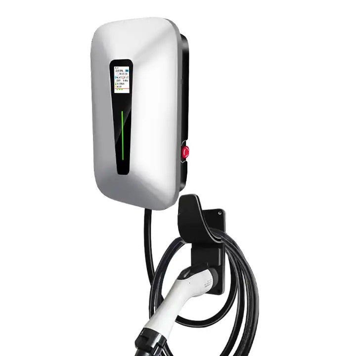 11kw Home Swipe Card Tipo 1 Tipo 2 AC Wall Box Carregador 16A 32A