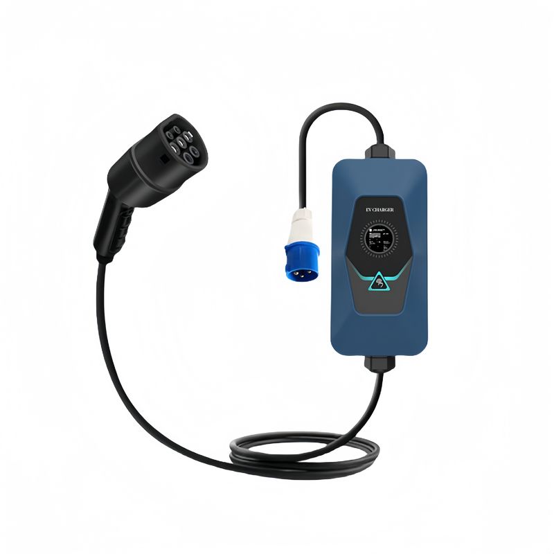 Padrão Europeu 16A App Control Carregador portátil AC EV para a maioria dos carros EV