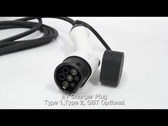 Carregador rápido fixado na parede da estação de carregamento de EV da norma europeia 22V 7kw Type2